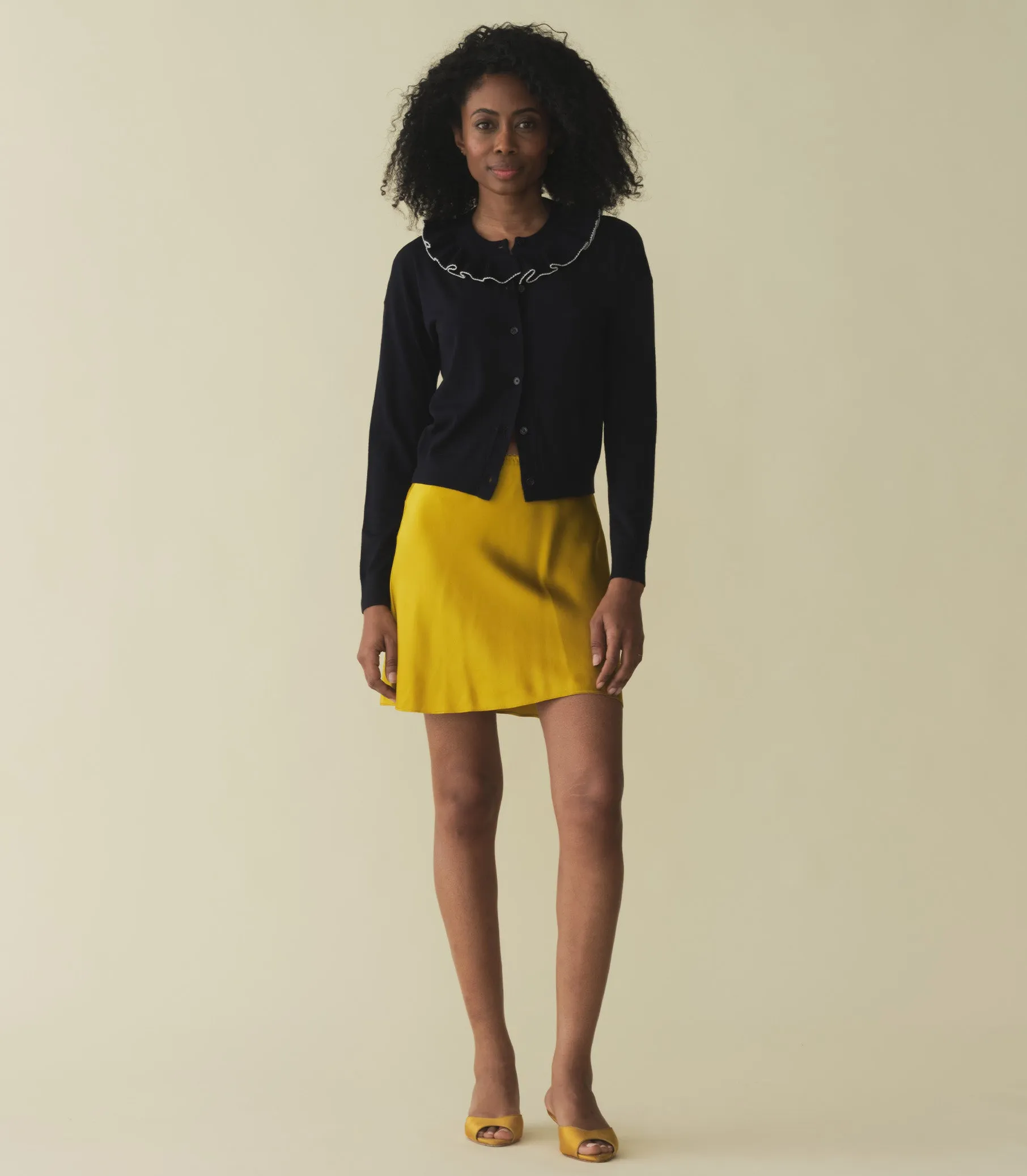 GRAZIA CARDIGAN -- NAVY sold by Doen product image thumbnail 2