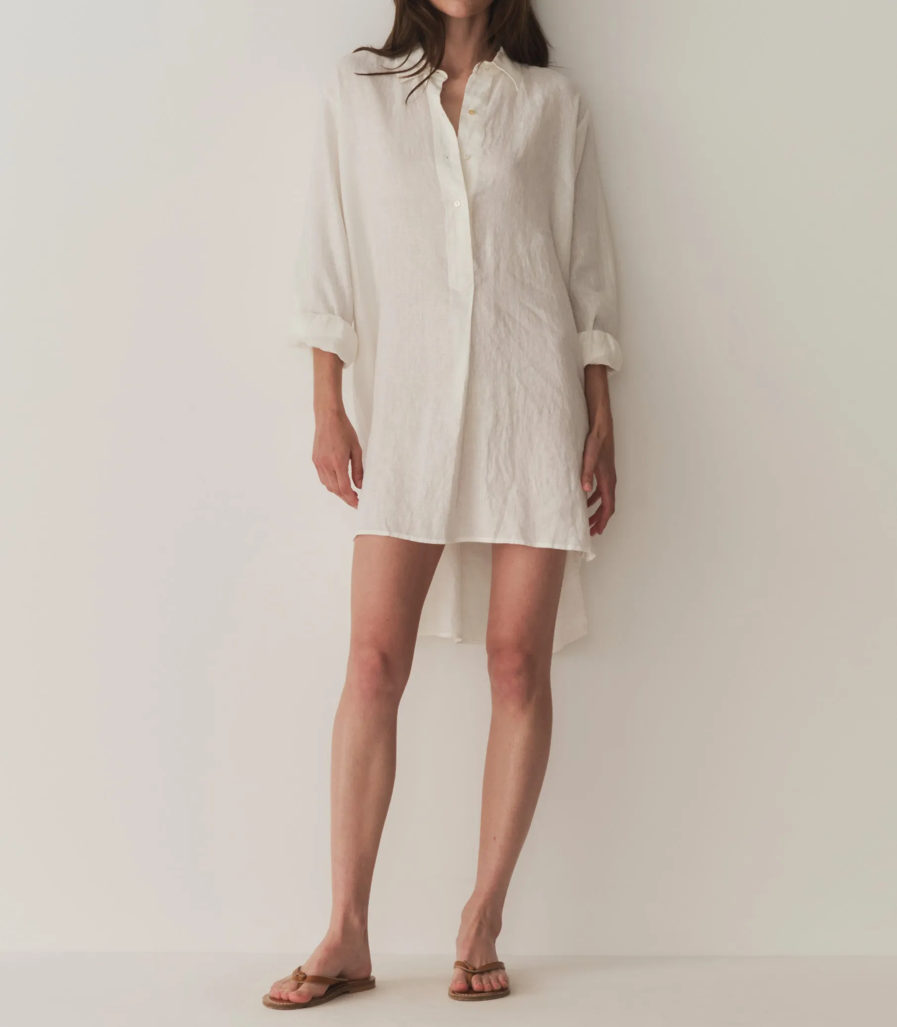 JORA LINEN DRESS -- SALT sold by Doen product image thumbnail 3