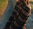HMD -- BRYNN SWEATER -- BURGUNDY MONTE ROSA sold by Doen
