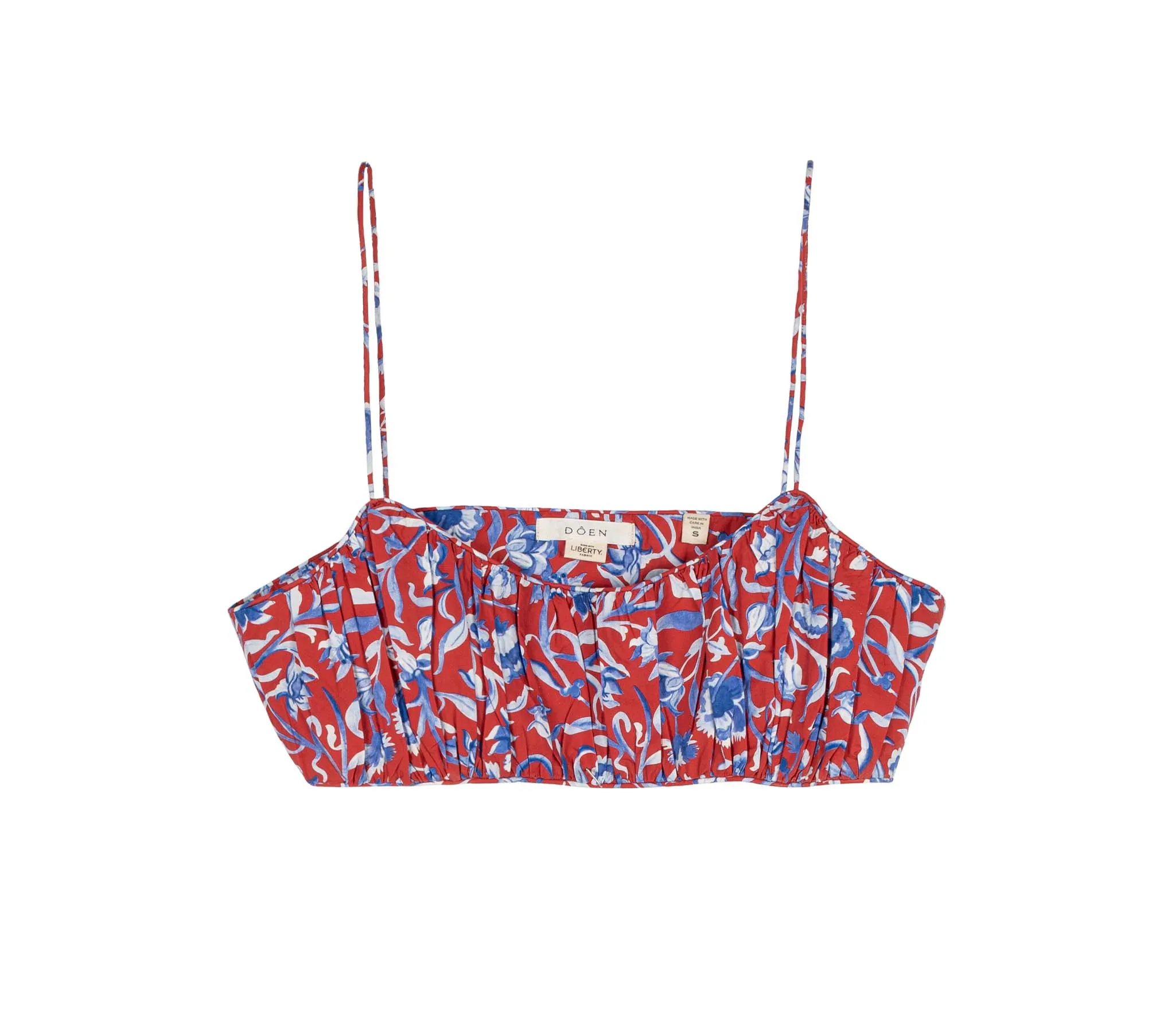 HMD -- AMORA TOP -- CRIMSON COLUMBIA STREET FLORAL sold by Doen