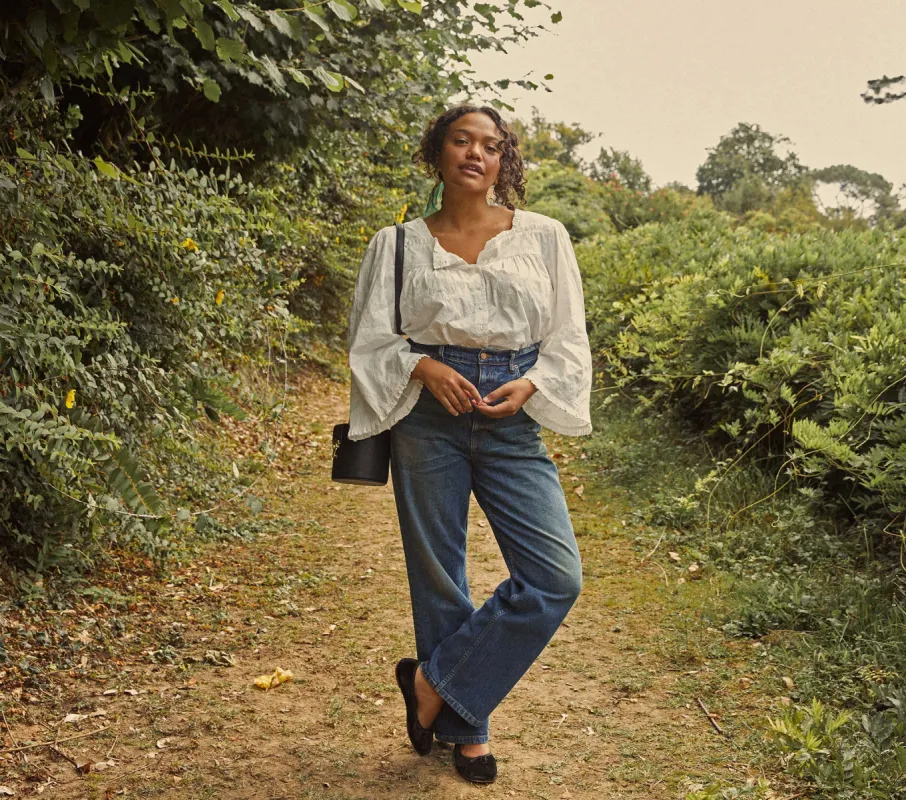 HMD -- LUNARIA TOP -- SALT sold by Doen