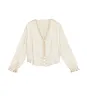 HMD -- ELAYNE TOP -- MOTHER OF PEARL sold by Doen