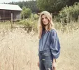 HMD -- O'KEEFFE TOP -- BLUE CHAMBRAY sold by Doen