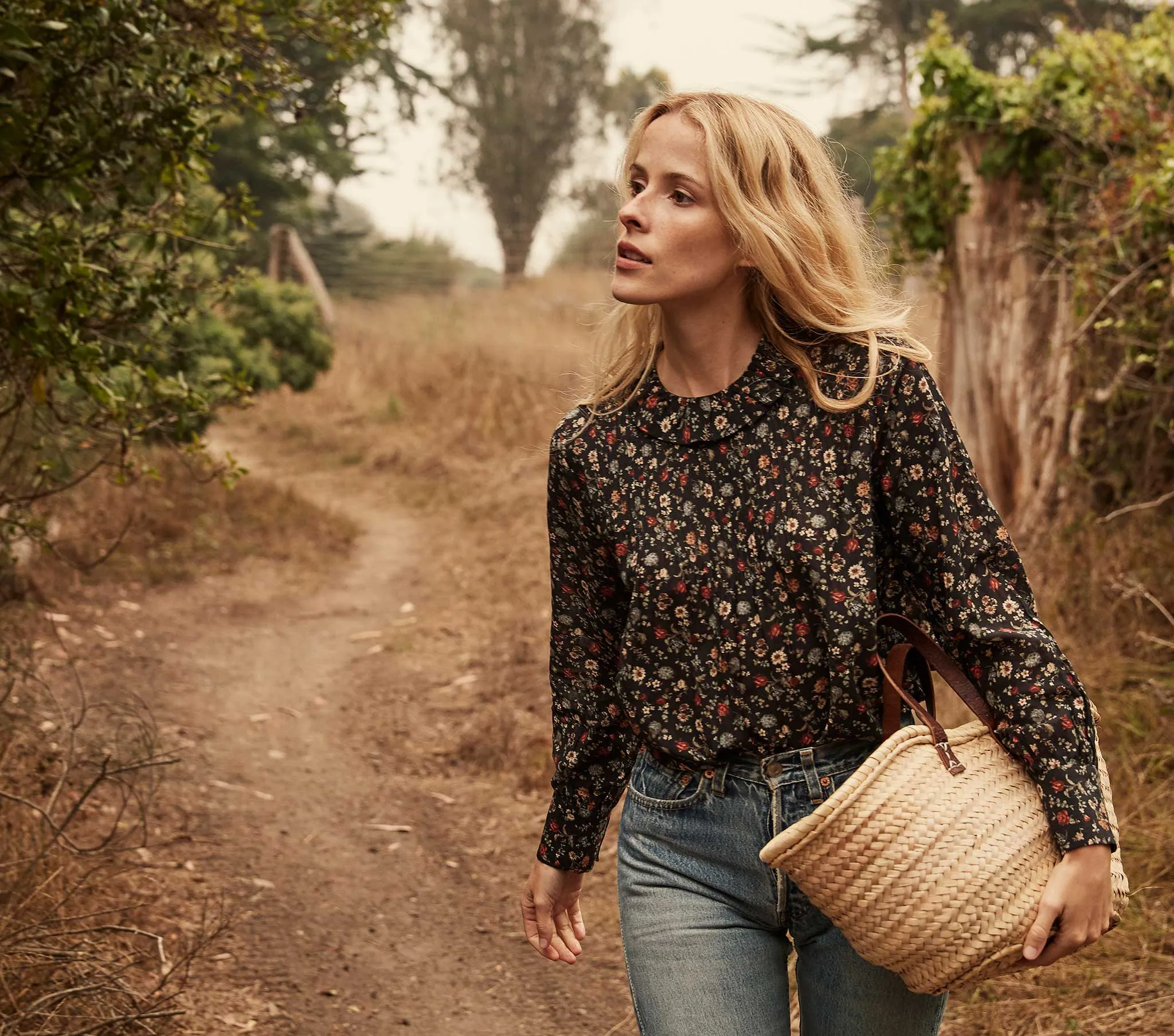 HMD -- PLUM TOP -- CAMPAGNE FLORAL sold by Doen product image thumbnail 4