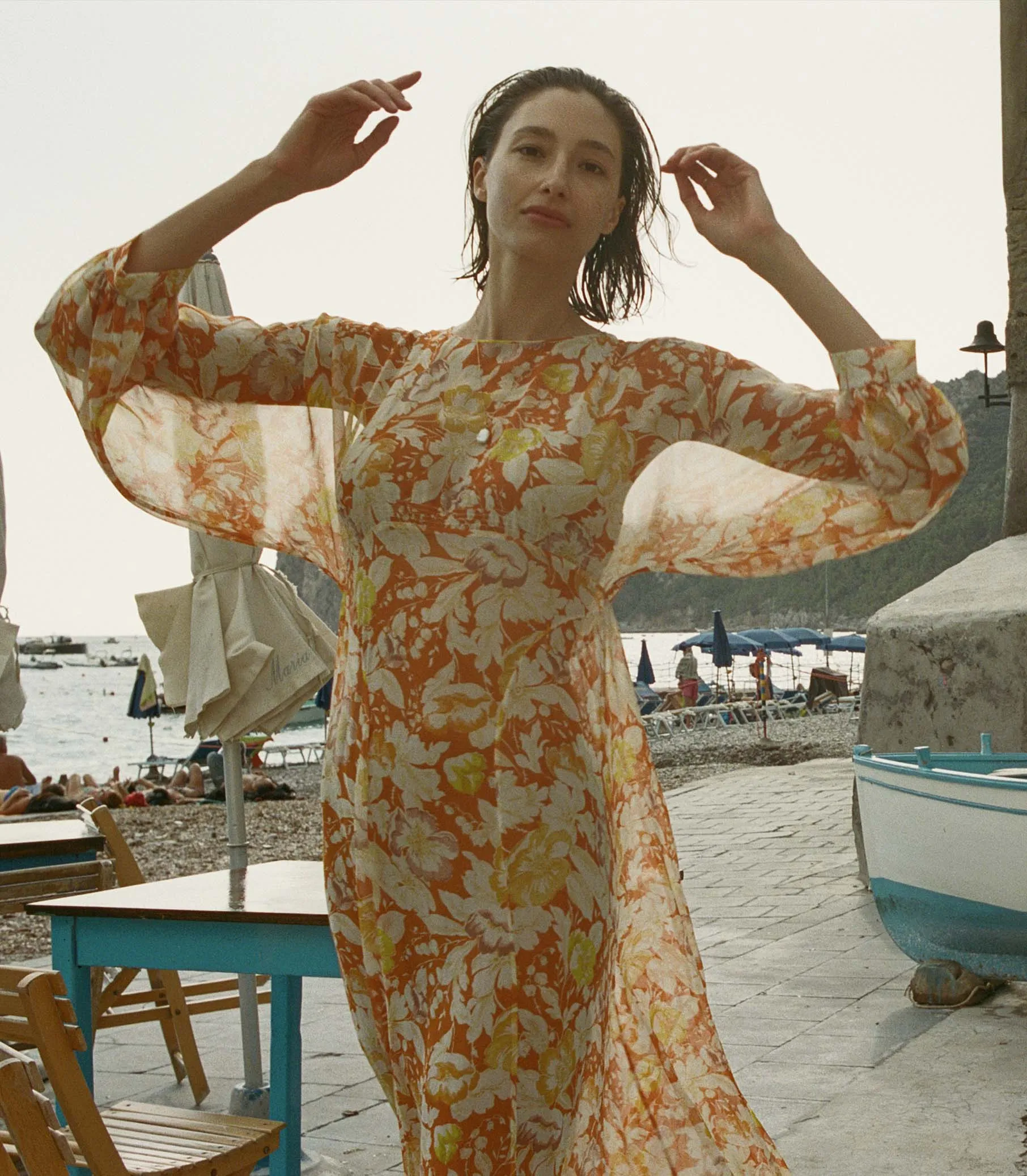 OLIANA DRESS -- SIENNA ANEMONE BLOOM sold by Doen product image thumbnail 2