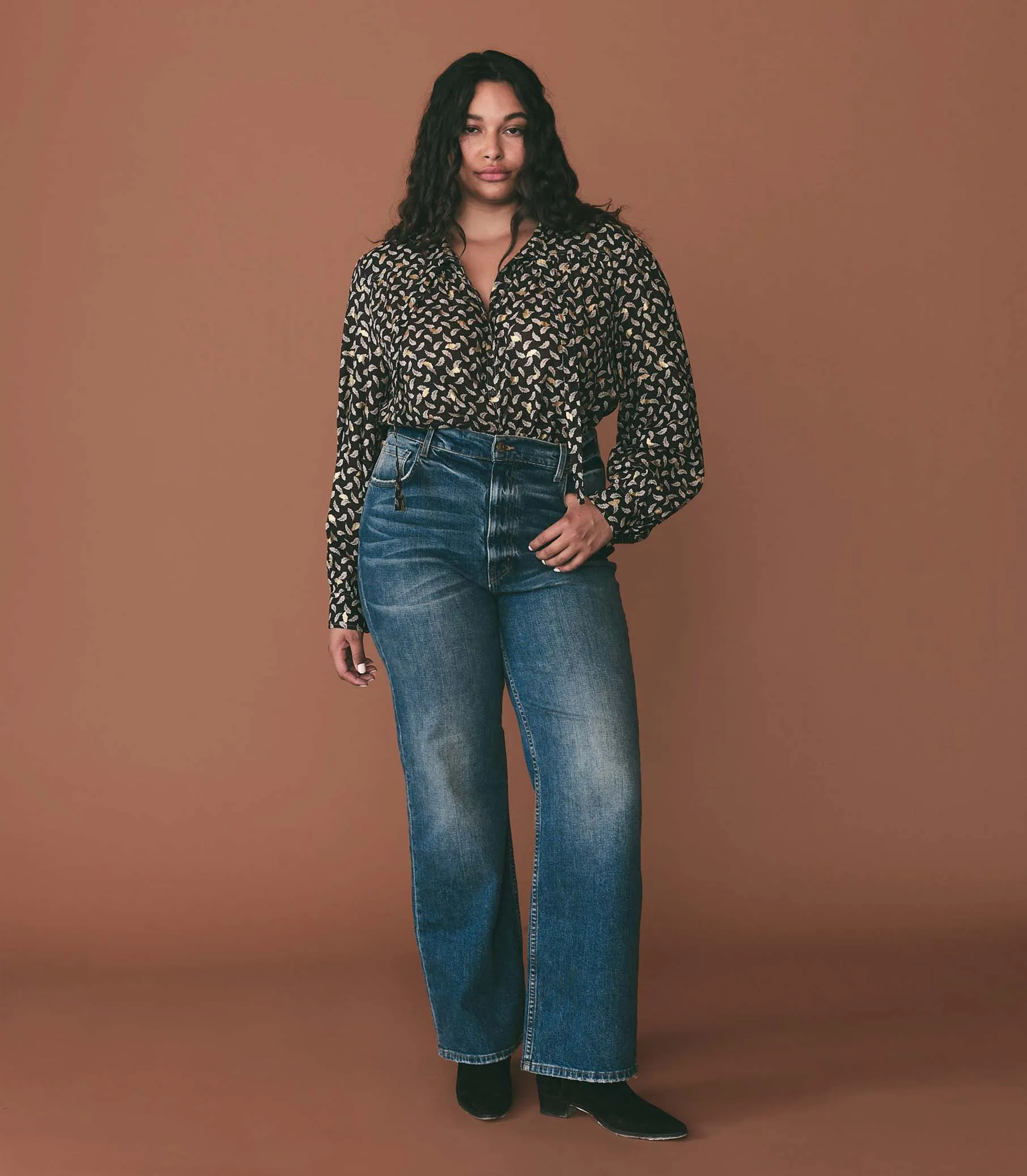 NORMA TOP -- FALLING LEAVES sold by Doen product image thumbnail 2
