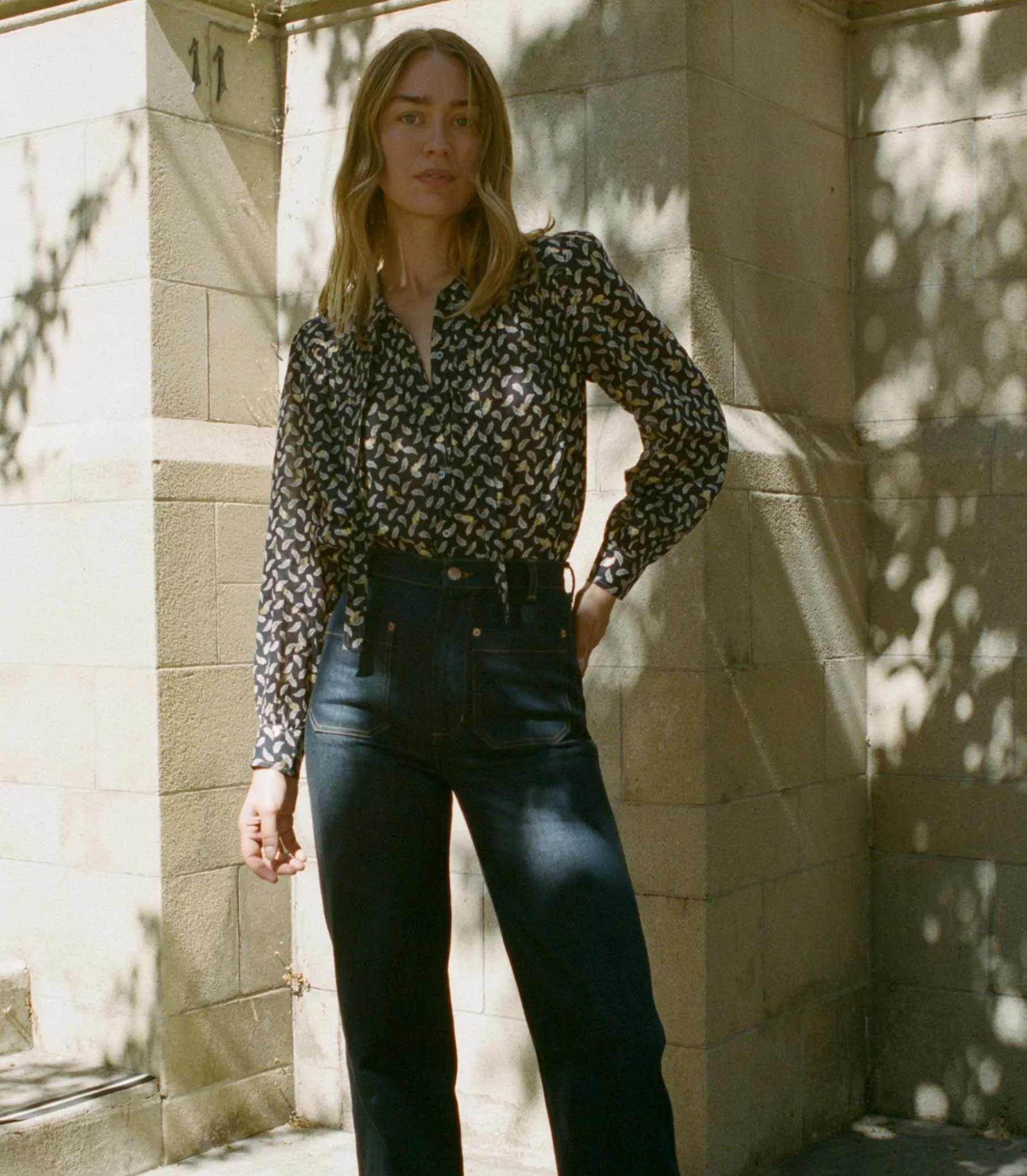 NORMA TOP -- FALLING LEAVES sold by Doen product image thumbnail 4