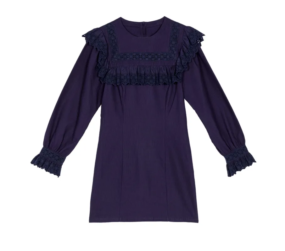 HMD -- MINORE DRESS -- MIDNIGHT sold by Doen