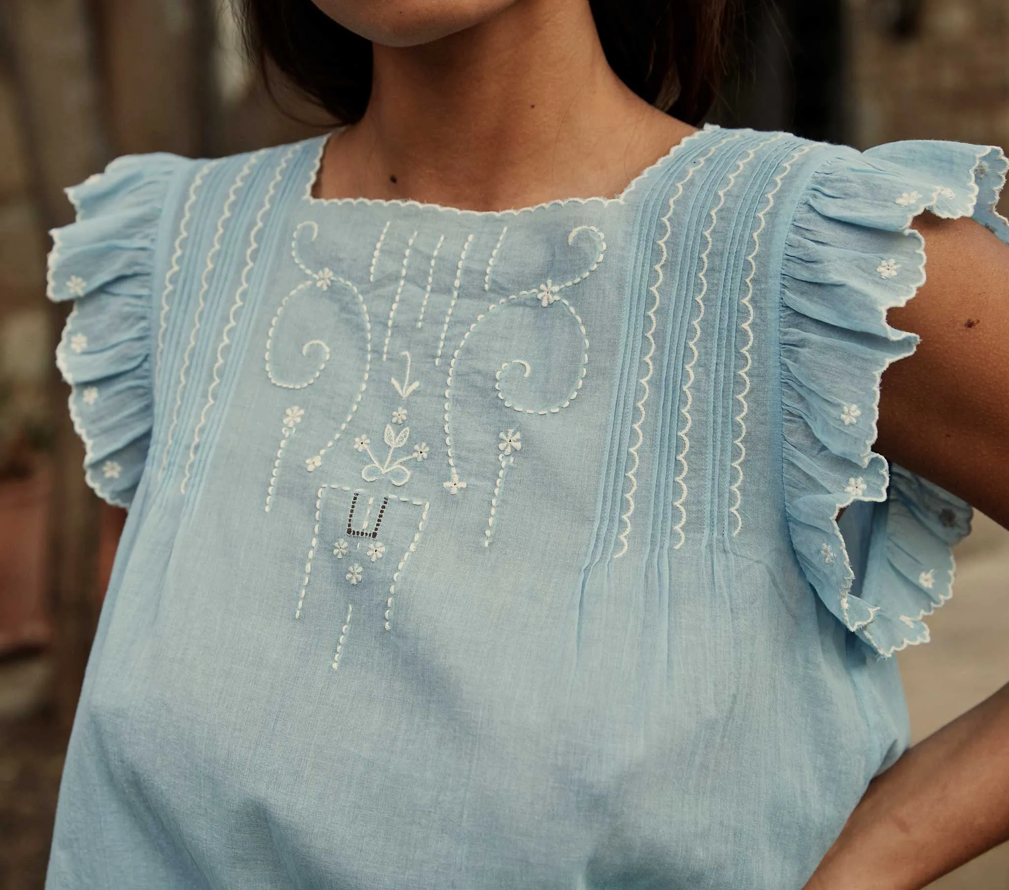 HMD -- AUDEN TOP -- HYACINTH sold by Doen product image thumbnail 2