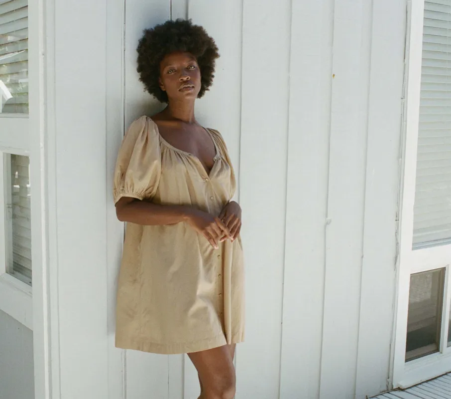 JOSETTE DRESS -- DRIFTWOOD sold by Doen