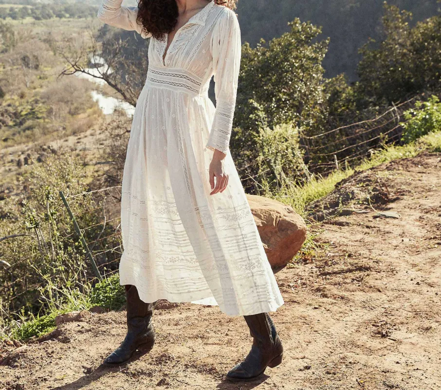HMD -- FANTAISIE DRESS -- SALT sold by Doen