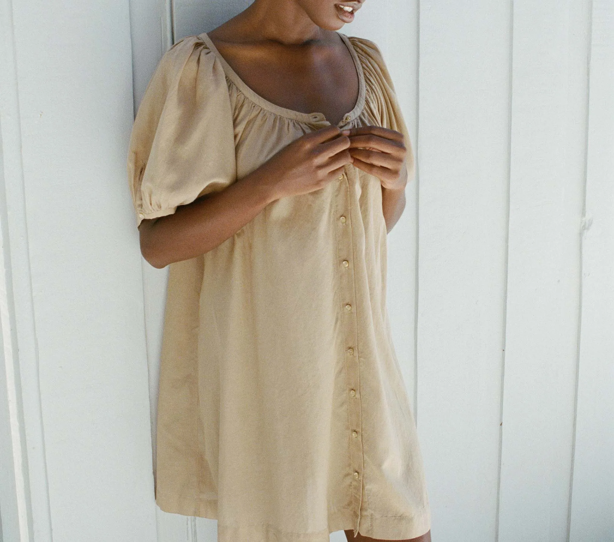 JOSETTE DRESS -- DRIFTWOOD sold by Doen product image thumbnail 2