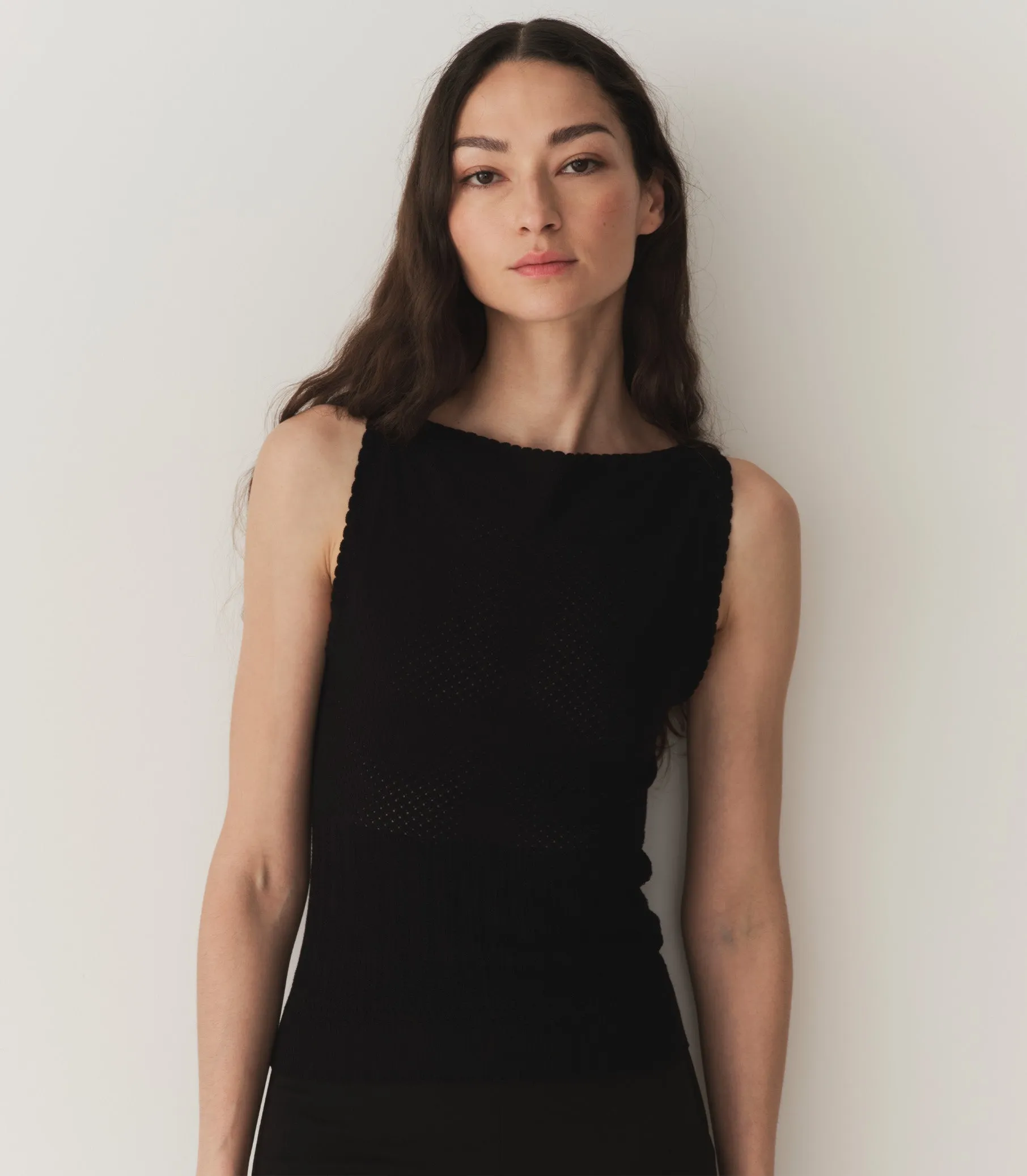 NERIDA TOP -- BLACK sold by Doen