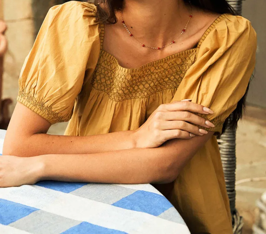 HMD -- GAIL TOP -- WHEAT sold by Doen