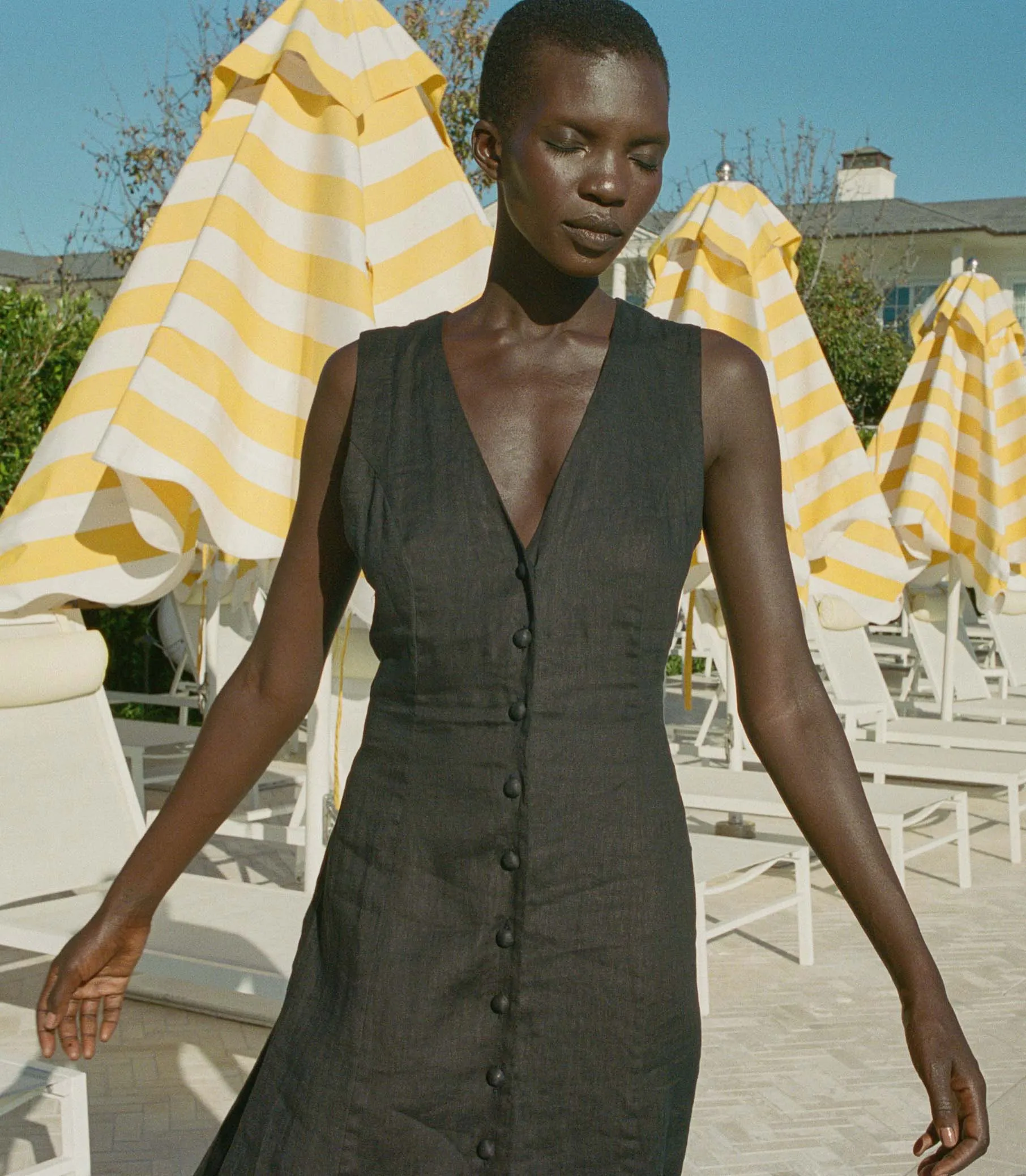 ALLENE DRESS -- BLACK sold by Doen product image thumbnail 2