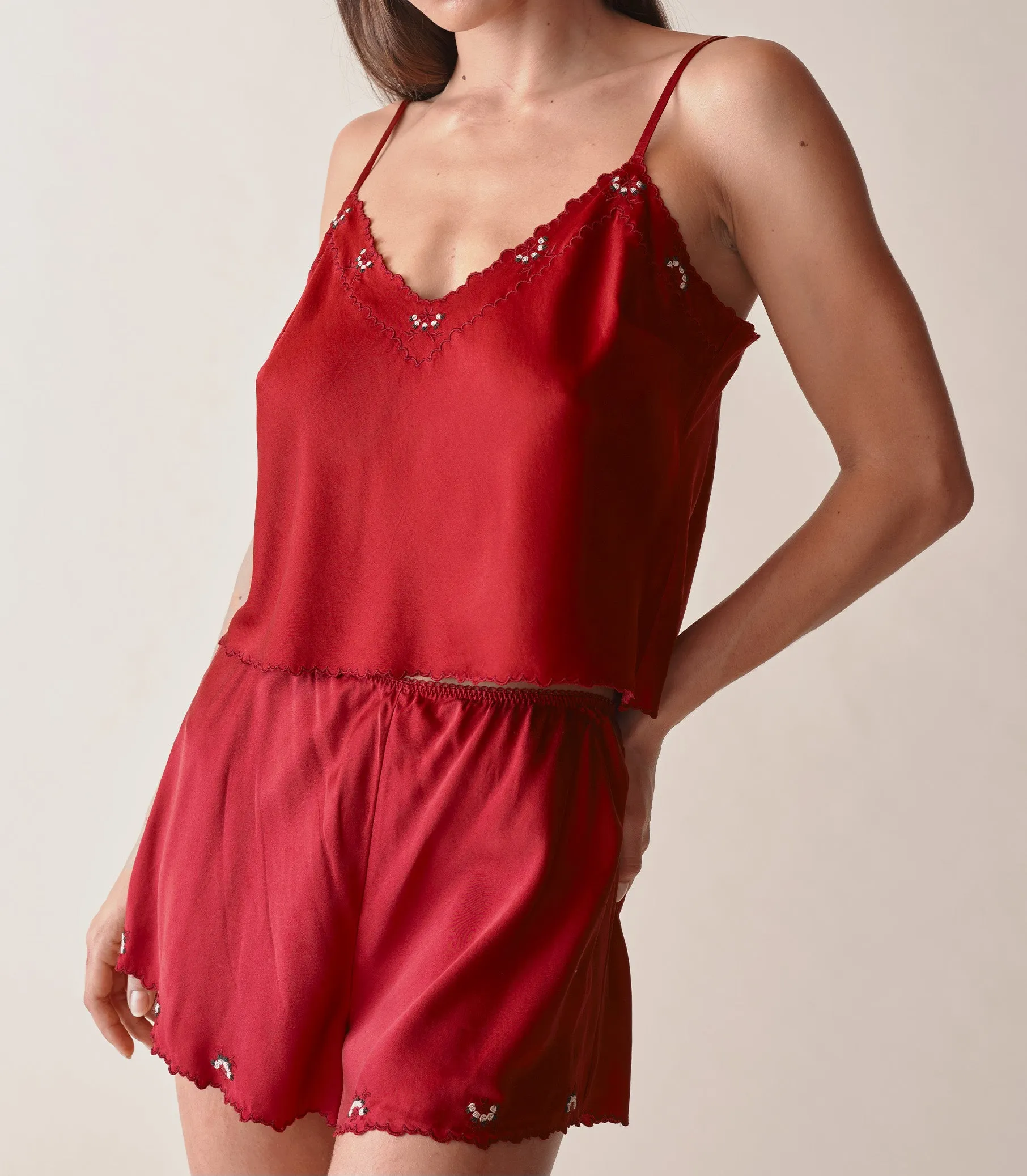 EFFIE CAMI -- CURRANT sold by Doen product image thumbnail 4