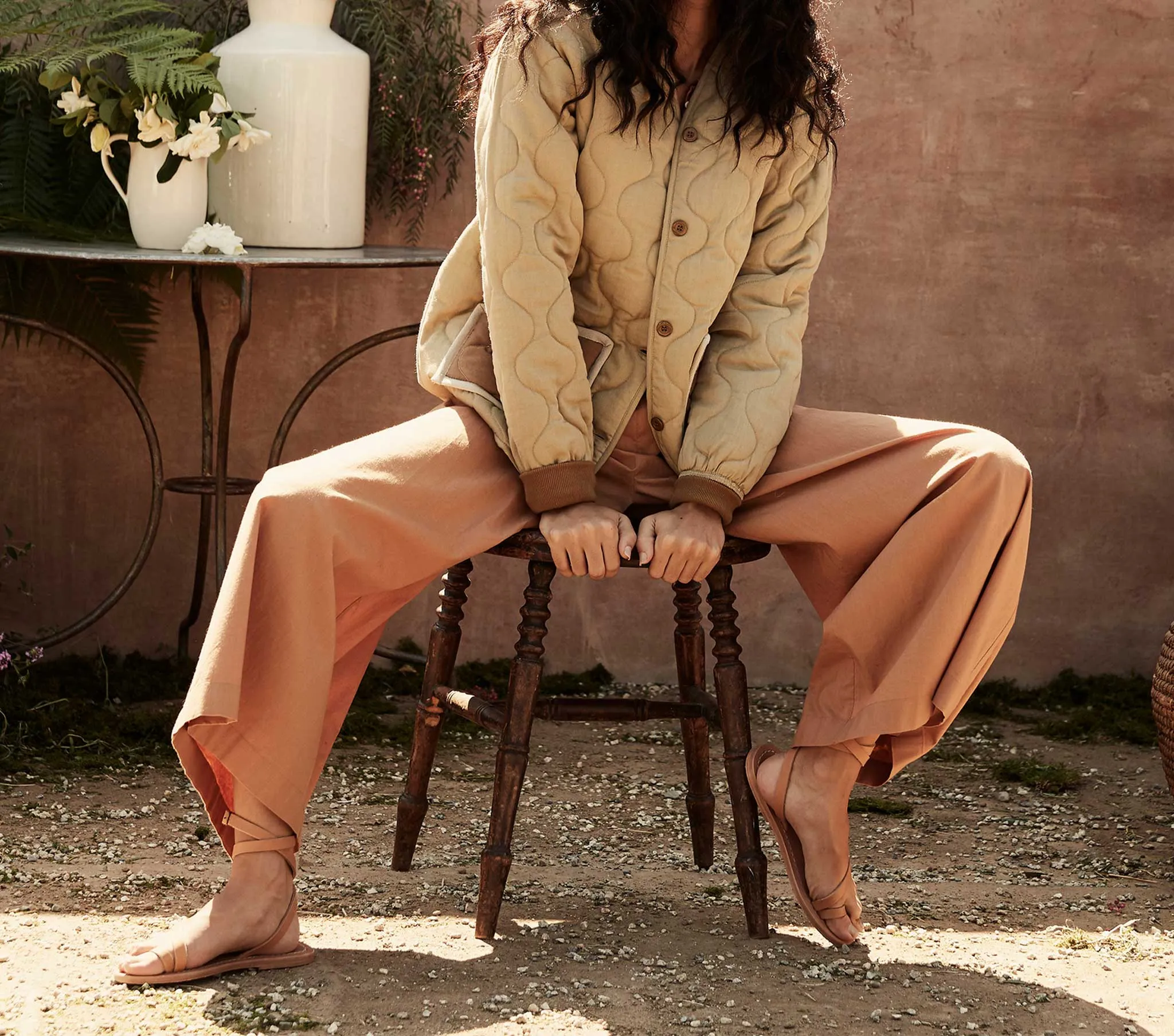 HMD -- CALICO JACKET -- FADED PINE sold by Doen product image thumbnail 2