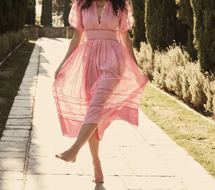 HMD -- VIOLET DRESS -- CARNATION sold by Doen