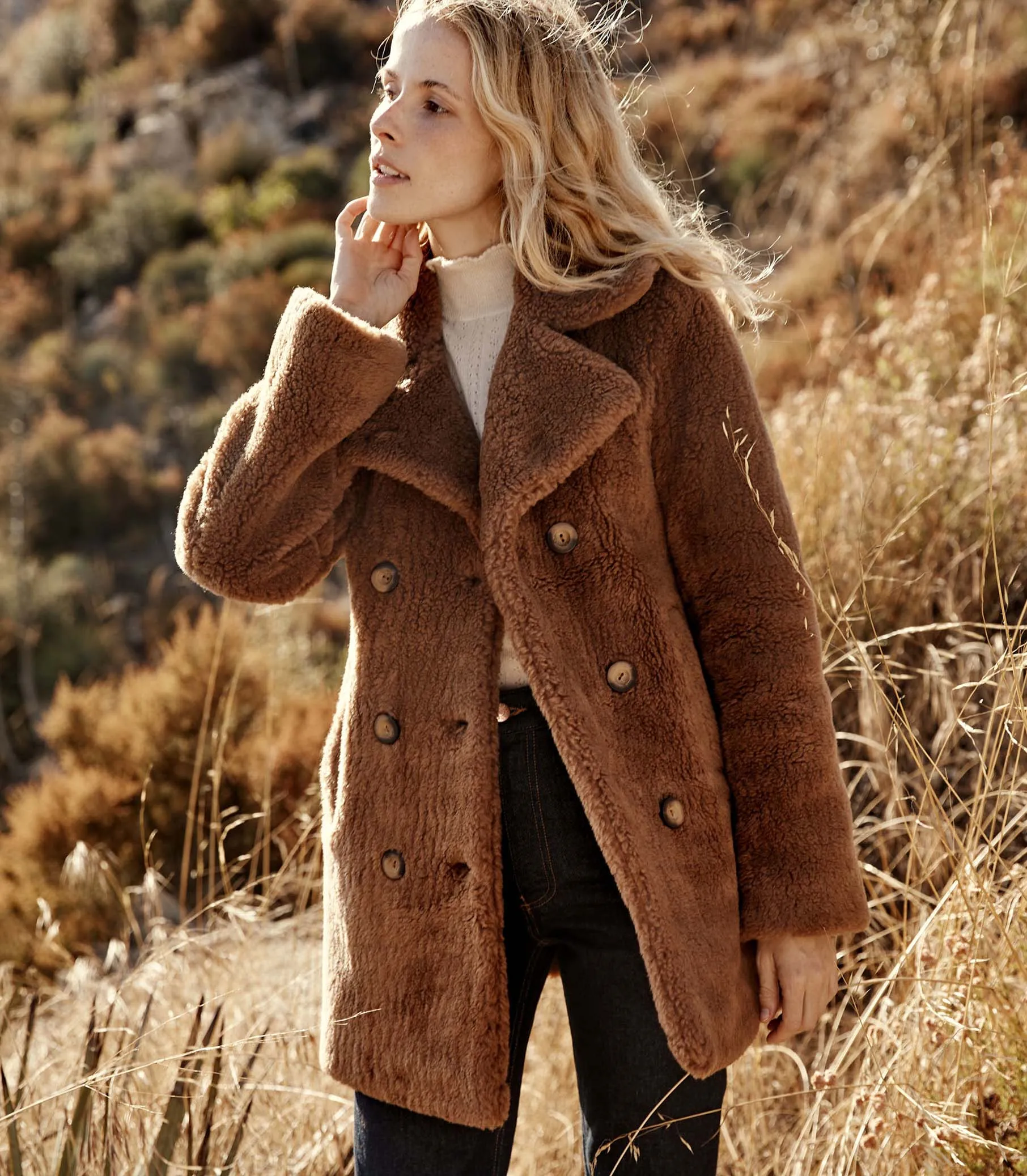 VALLEY COAT -- BROWN AMBER sold by Doen product image thumbnail 4