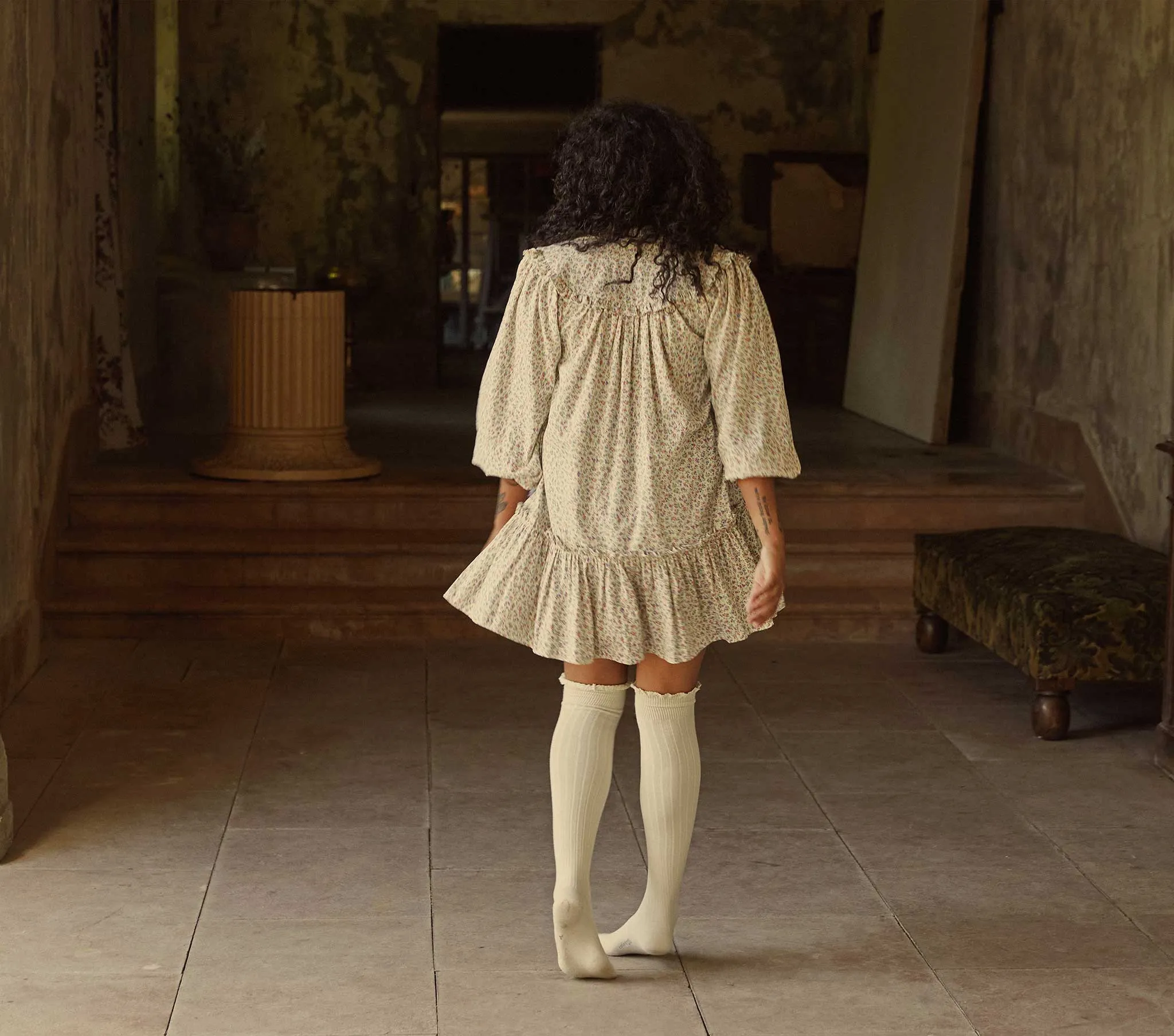 HMD -- CATON NIGHTGOWN -- MORNING GLORY FLORAL sold by Doen product image thumbnail 4