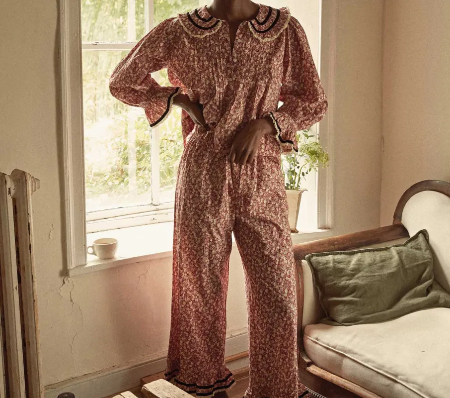 HMD -- CASTA PANT -- ROUGE POMME ET POIRE made by Doen