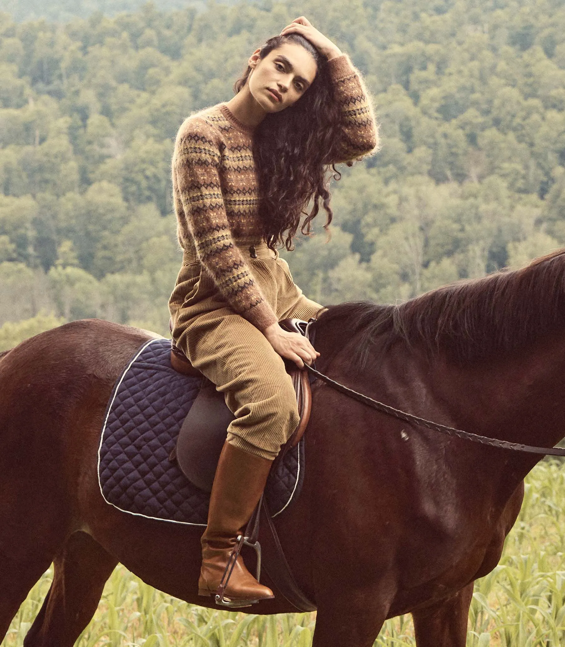 FRAN SWEATER -- GALWAY FAIR ISLE sold by Doen product image thumbnail 3