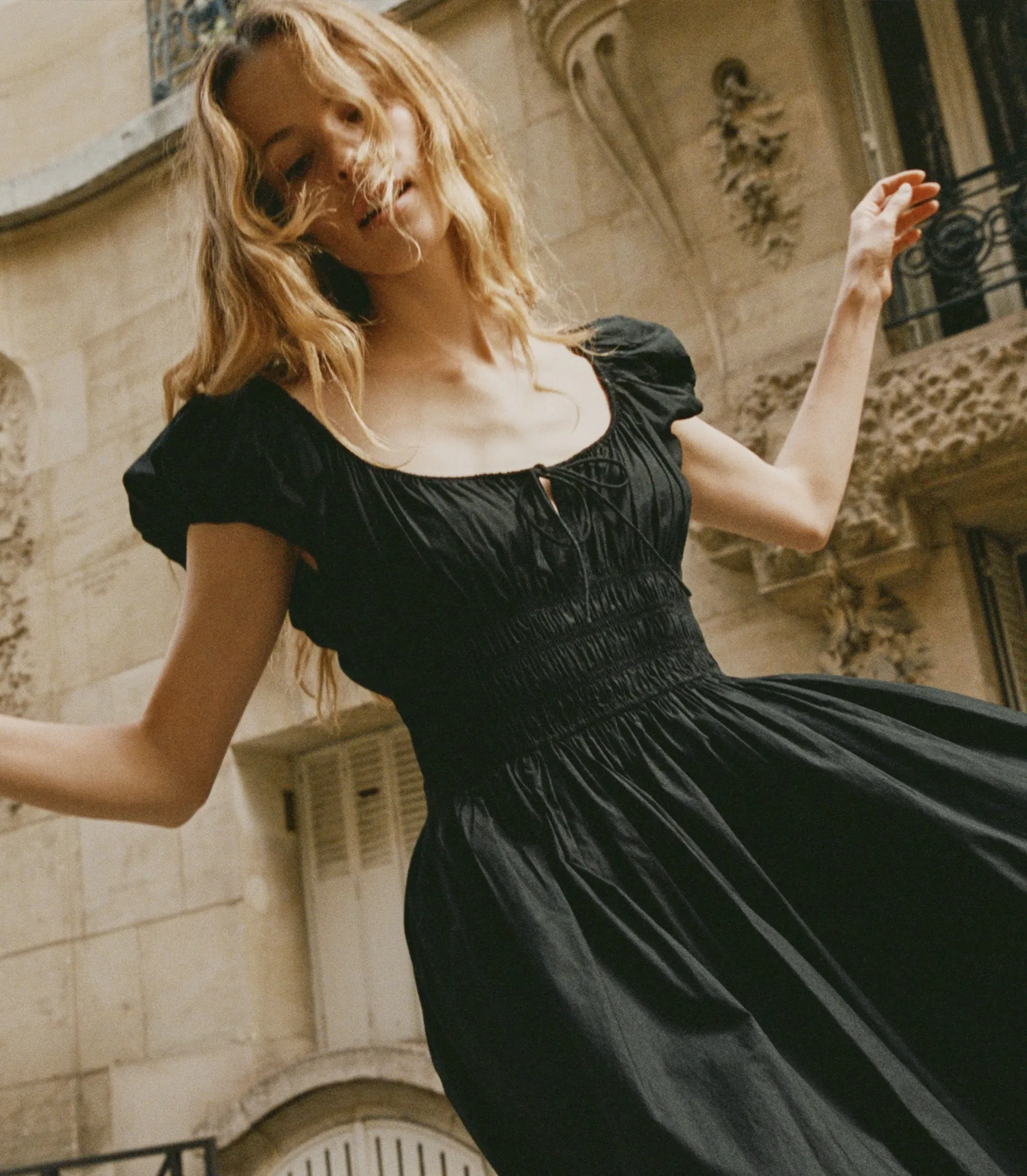 QUINN DRESS -- BLACK sold by Doen product image thumbnail 4