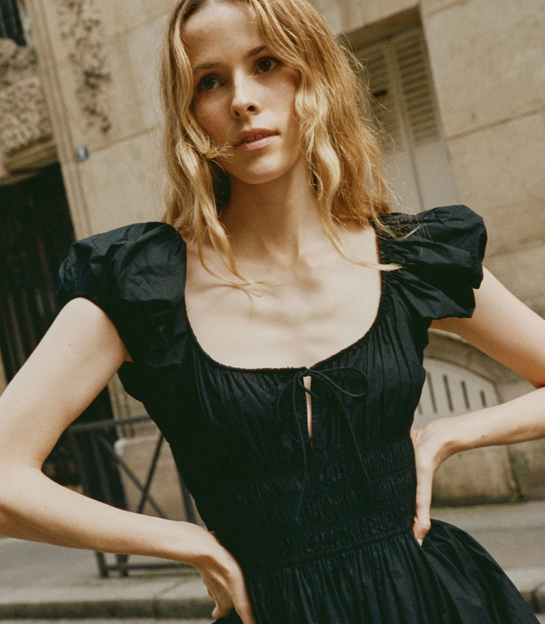 QUINN DRESS -- BLACK sold by Doen product image thumbnail 2