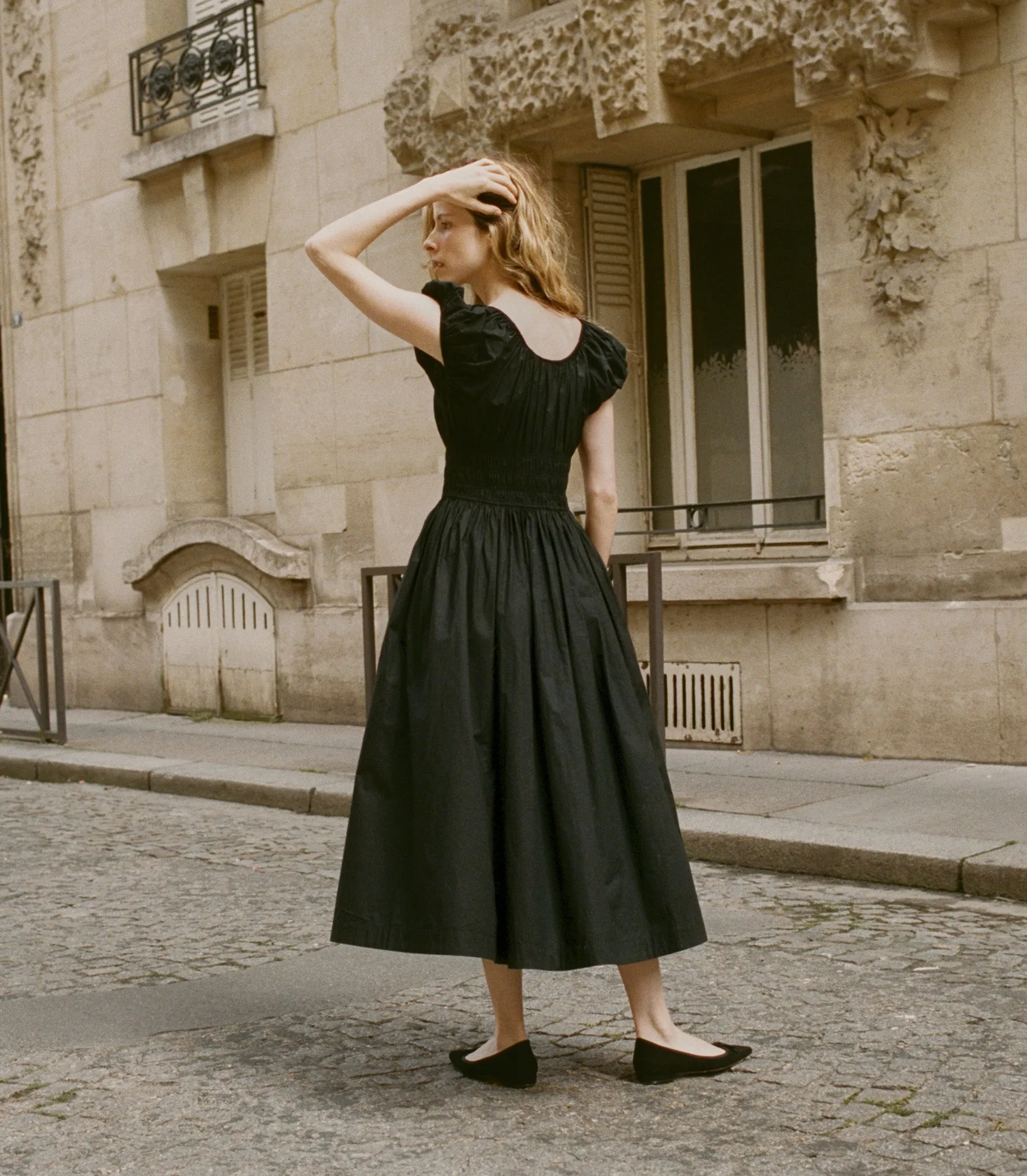 QUINN DRESS -- BLACK sold by Doen product image thumbnail 5
