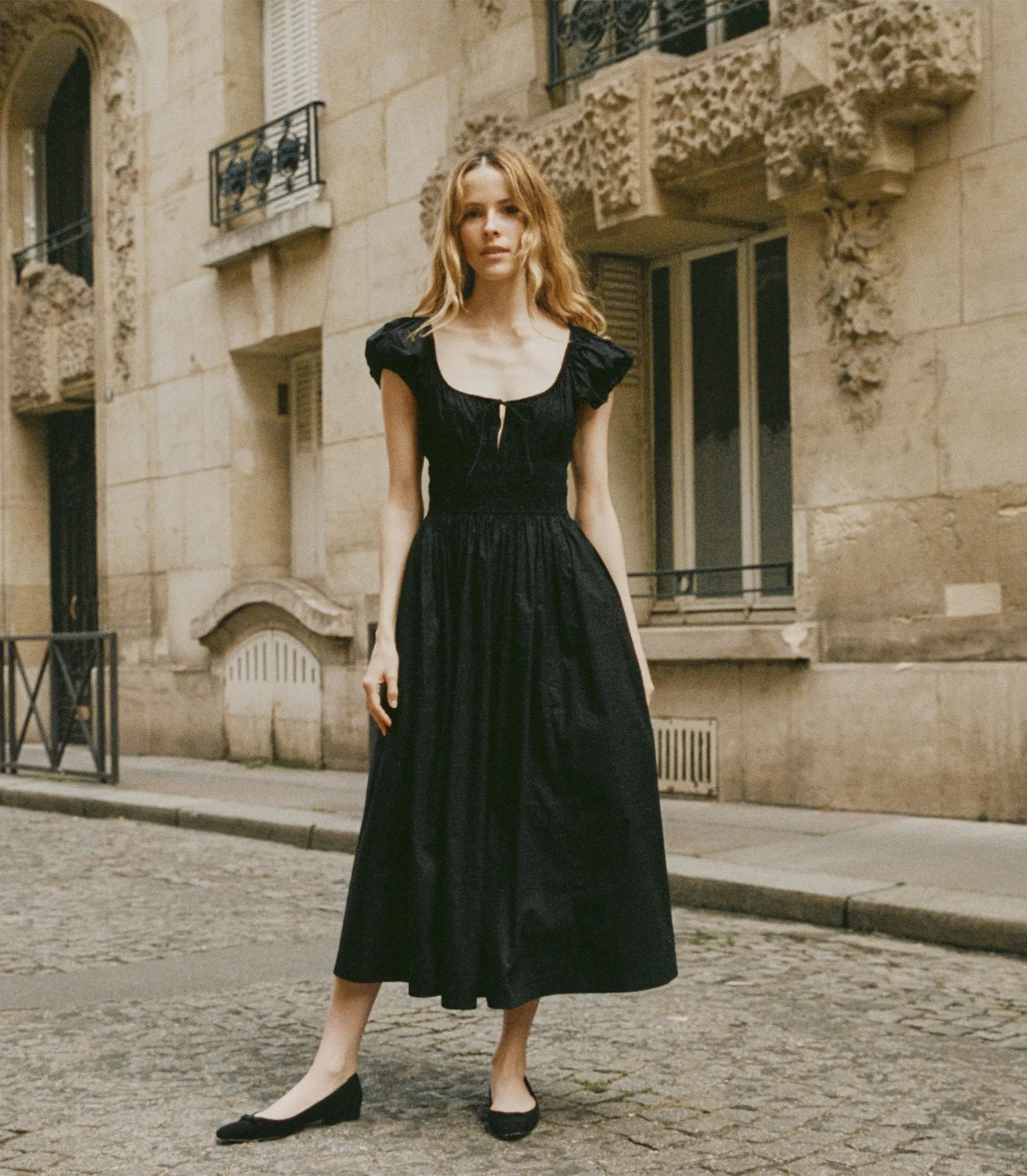 QUINN DRESS -- BLACK sold by Doen product image thumbnail 3