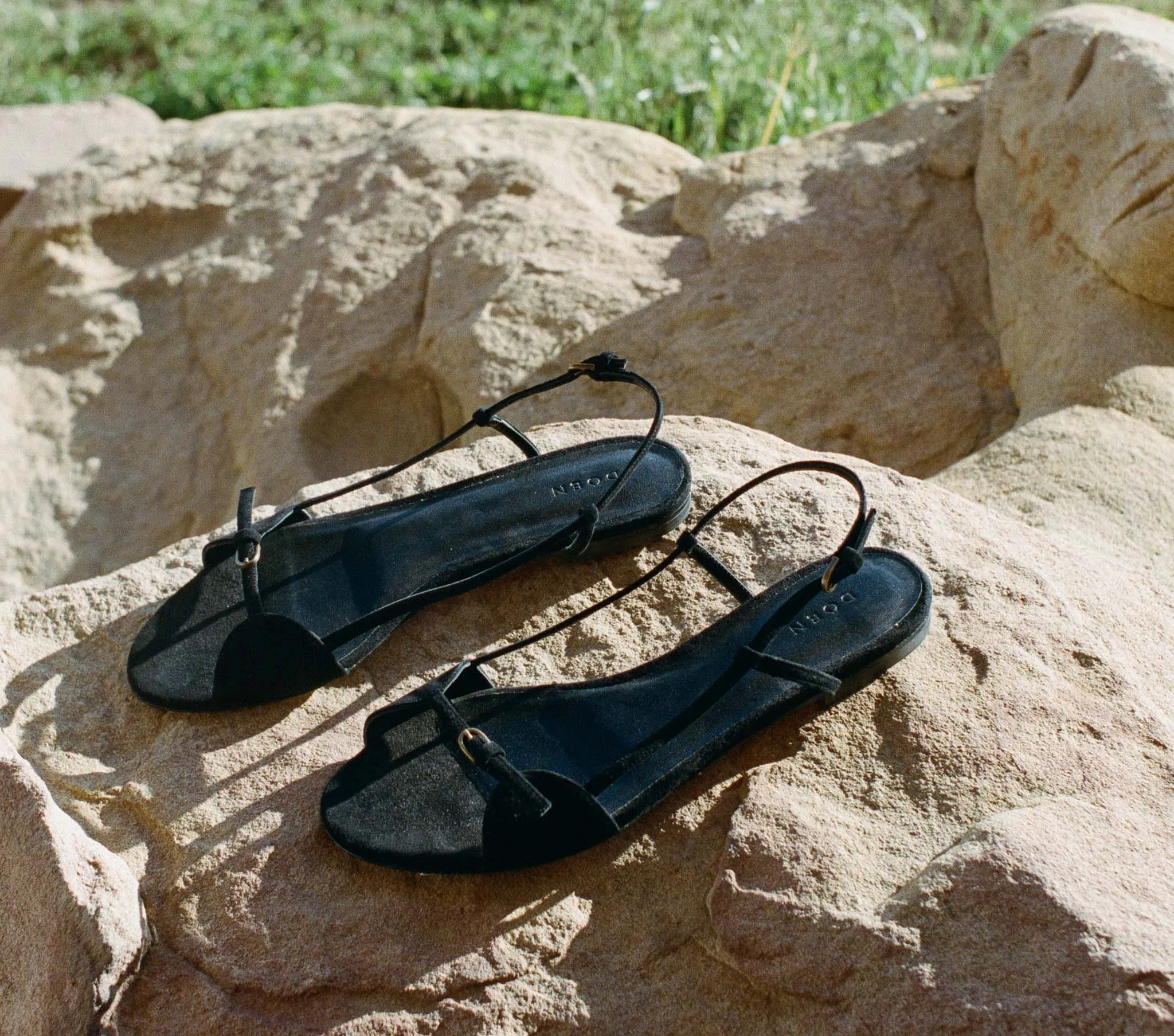 BASTILLE SANDAL -- BLACK SUEDE sold by Doen product image thumbnail 4