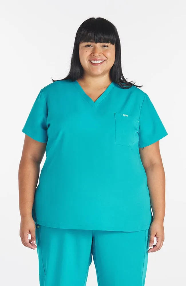 Mayfair V Neck 2-Pocket CORE Scrub Top sold by dolan product image thumbnail 3