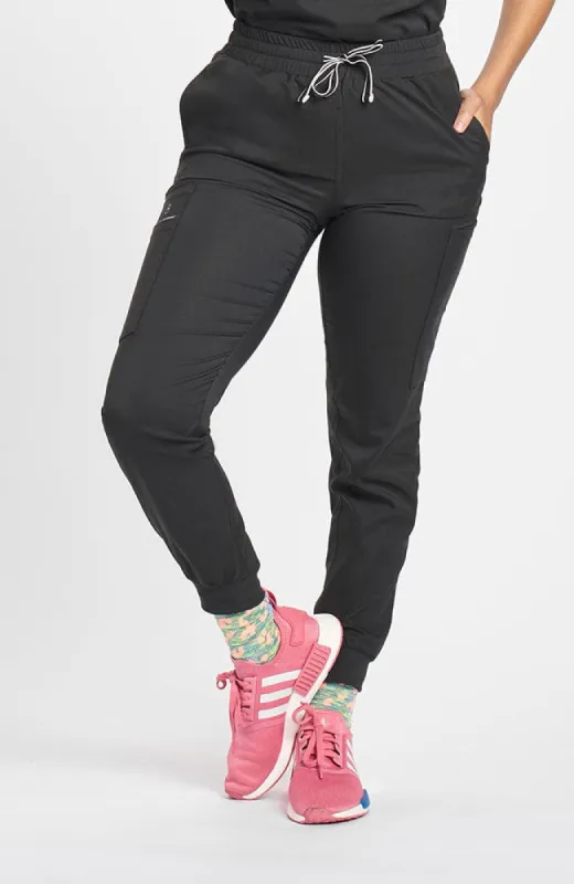 High Waisted Huntington 7-Pocket Jogger TLC Scrub Pant sold by dolan
