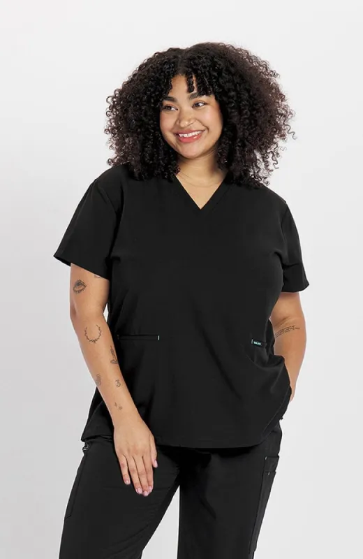 Echo 2-Pocket CORE Scrub Top sold by dolan