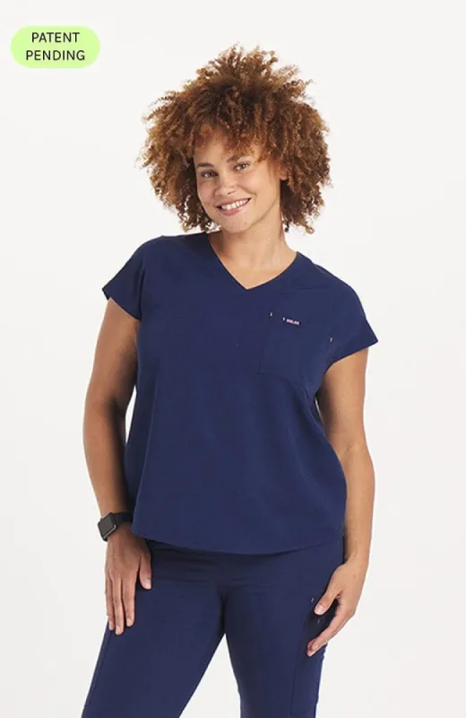 Cypress Easy Fit 2-Pocket CORE Scrub Top sold by dolan