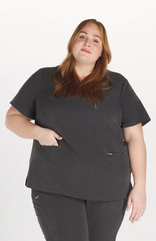 Echo 2-Pocket CORE Scrub Top sold by dolan