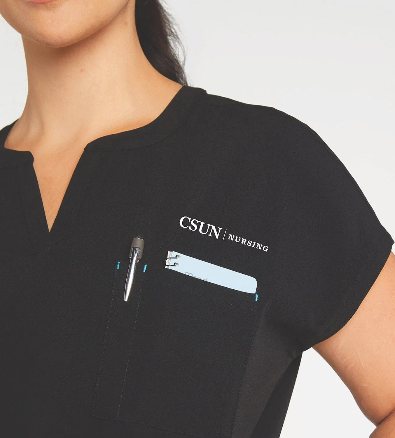 Embroidery in CSUN White sold by dolan