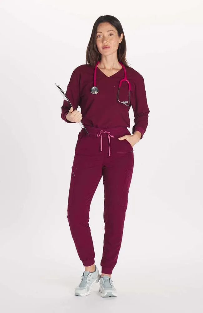 Alpine Dolman ¾ Sleeve 2-Pocket CORE Scrub Top sold by dolan product image thumbnail 3