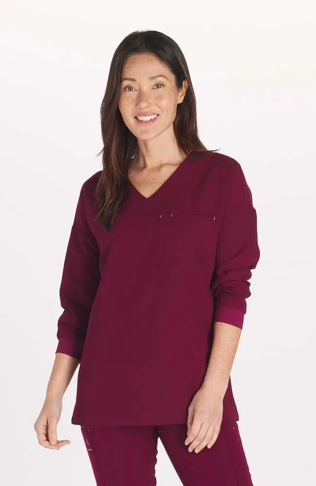 Alpine Dolman ¾ Sleeve 2-Pocket CORE Scrub Top sold by dolan product image thumbnail 2