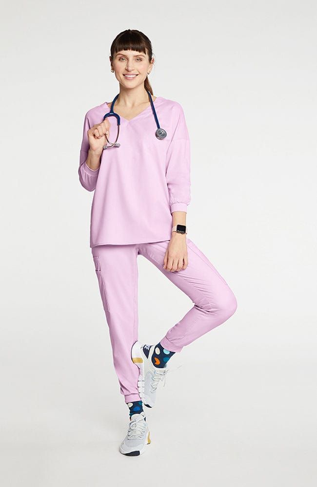 Solaire 3/4 Sleeve Dolman TLC Scrub Top - FINAL SALE sold by dolan product image thumbnail 2