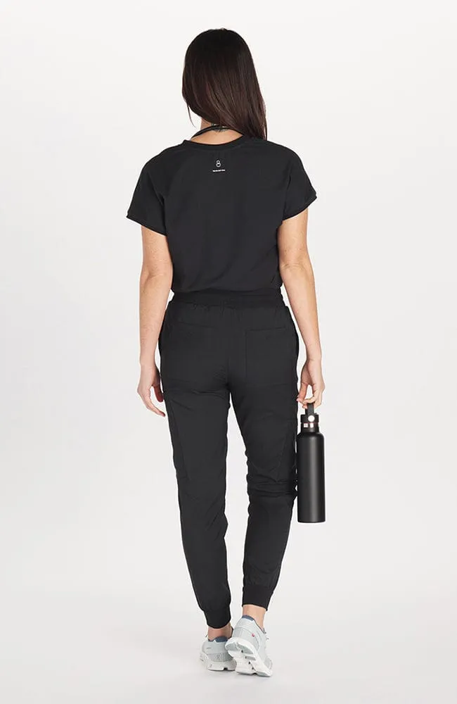 High Waisted Huntington 7-Pocket Jogger TLC Scrub Pant sold by dolan product image thumbnail 3