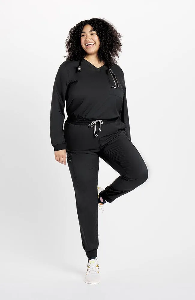 High Waisted Huntington 7-Pocket Jogger TLC Scrub Pant sold by dolan product image thumbnail 4