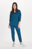 Solaire ¾ Sleeve Dolman TLC Scrub Top sold by dolan