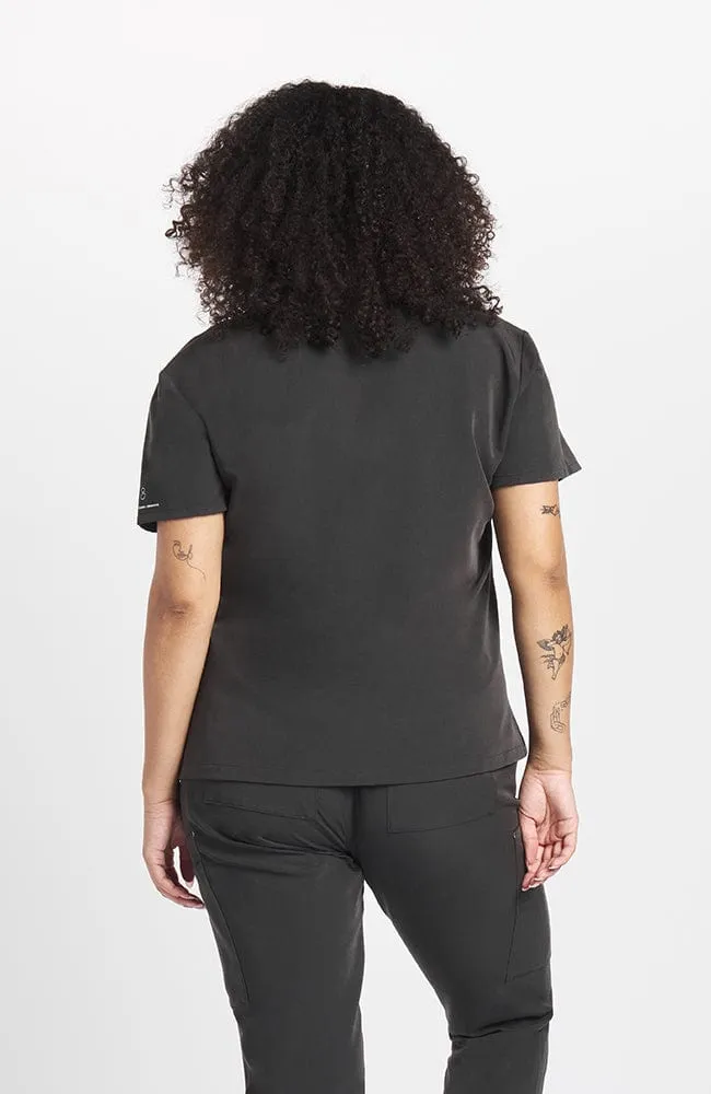 Mayfair V Neck 2-Pocket CORE Scrub Top sold by dolan product image thumbnail 3