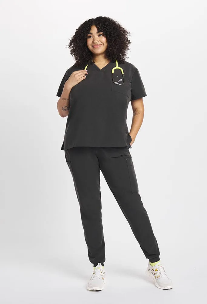 Mayfair V Neck 2-Pocket CORE Scrub Top sold by dolan product image thumbnail 2