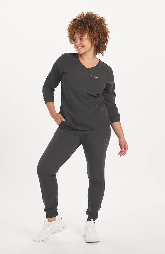 Alpine Dolman ¾ Sleeve 2-Pocket CORE Scrub Top sold by dolan product image thumbnail 2