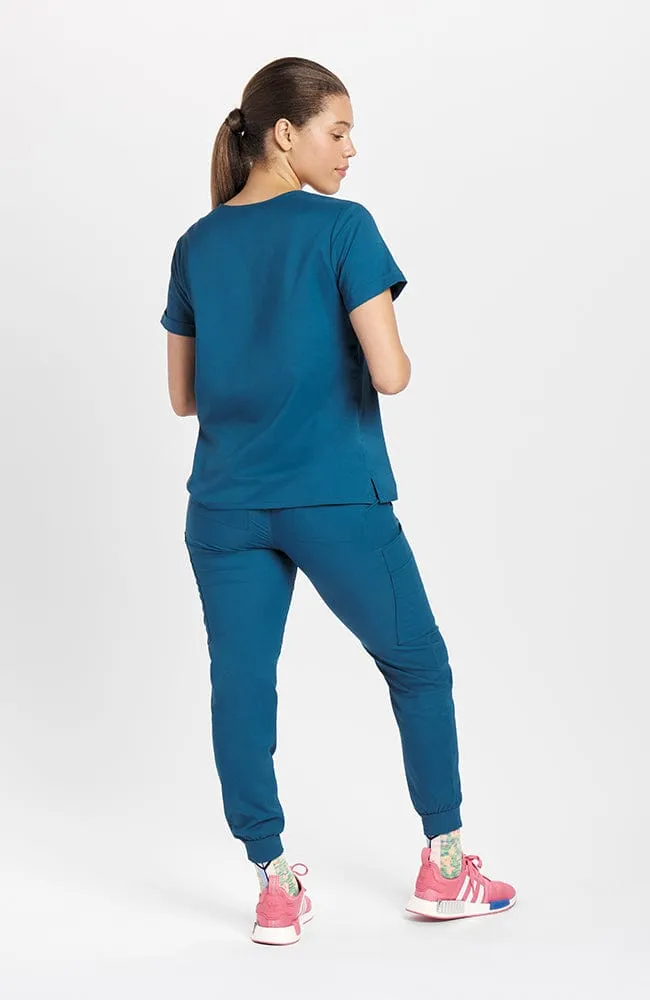 Patton Crew Neck 2-Pocket TLC Scrub Top sold by dolan product image thumbnail 3