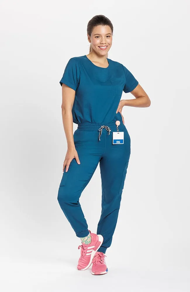 Patton Crew Neck 2-Pocket TLC Scrub Top sold by dolan product image thumbnail 4