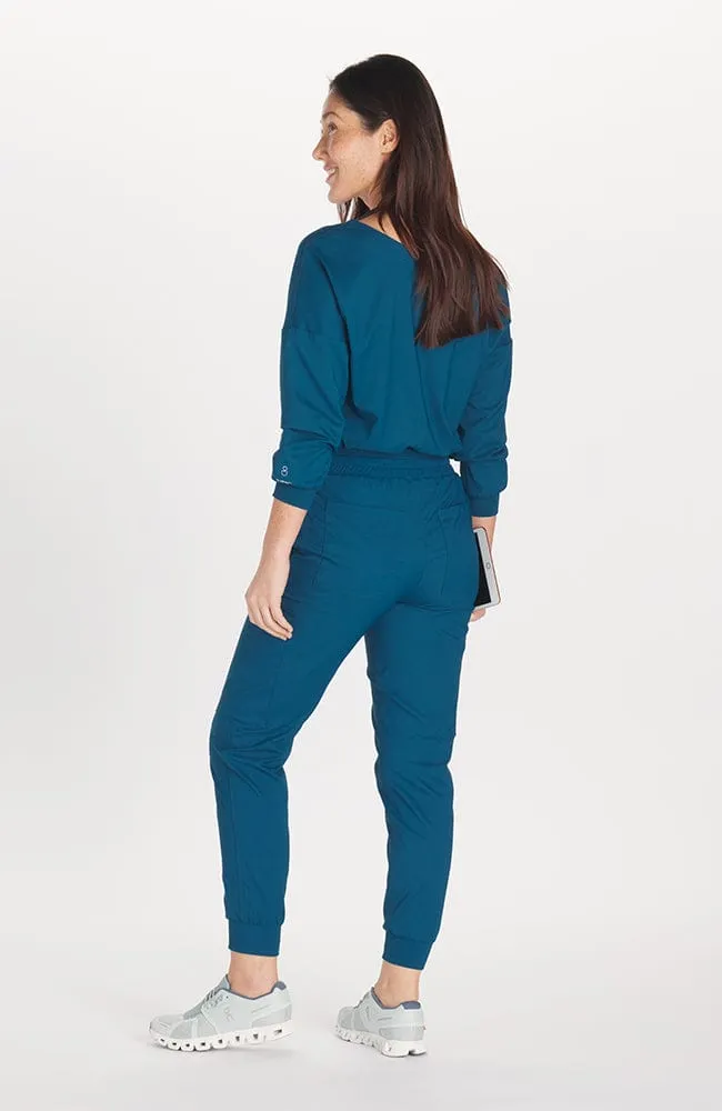 High Waisted Huntington 7-Pocket Jogger TLC Scrub Pant sold by dolan product image thumbnail 3