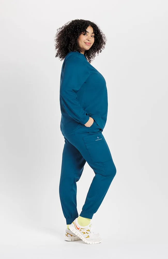 High Waisted Huntington 7-Pocket Jogger TLC Scrub Pant sold by dolan product image thumbnail 4